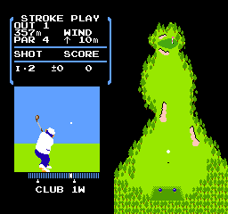 Golf (Japan) In game screenshot